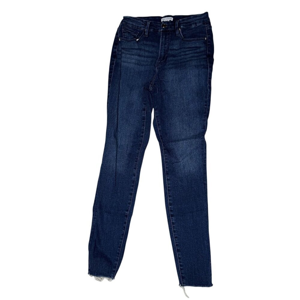 Good American mid rise Good Legs Skinny Jeans 8 dark wash - Picture 3 of 10